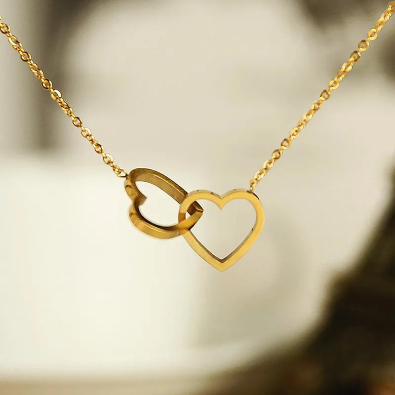 Collar Corazones Entrelazados (Pack 3x1)