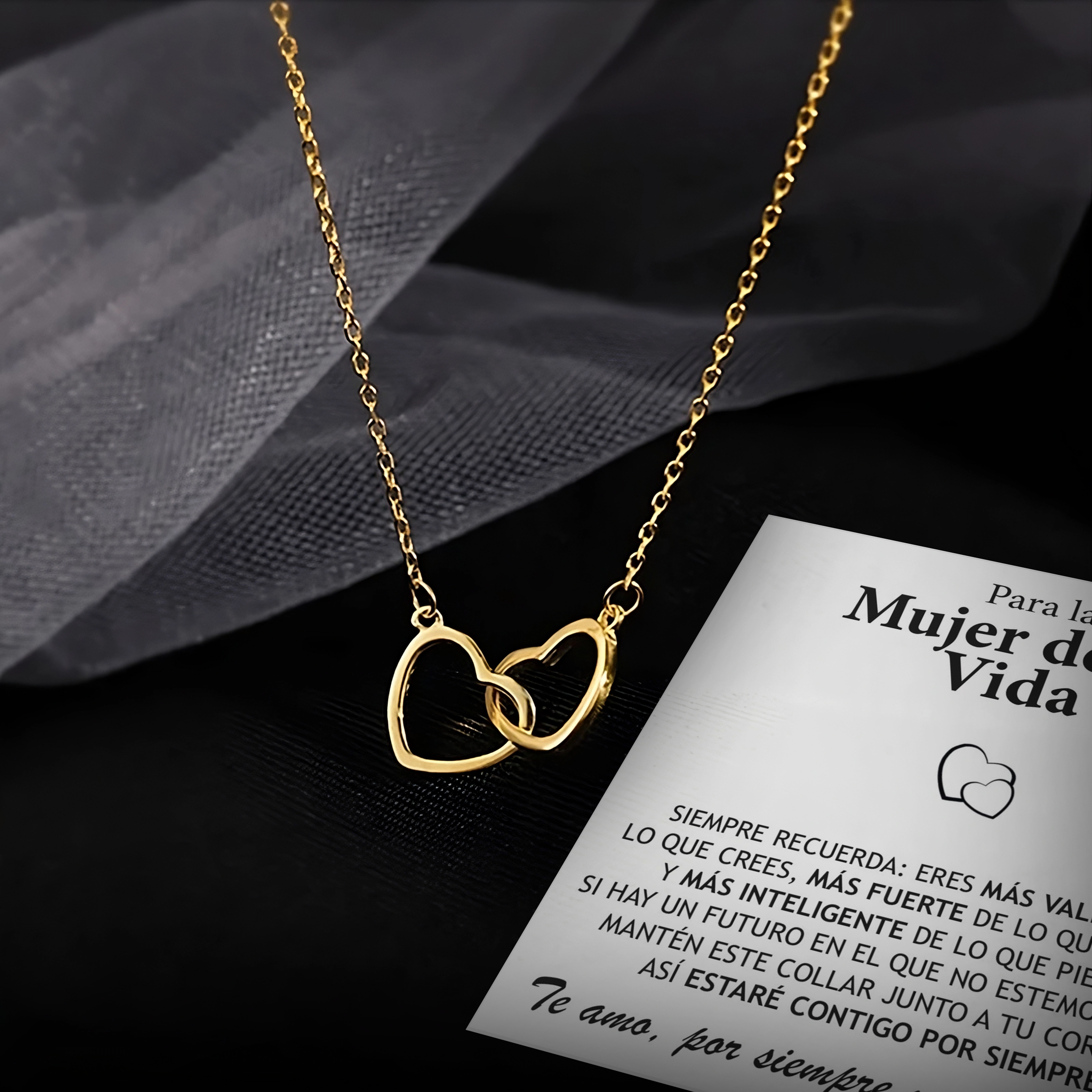 Collar Corazones Entrelazados (Pack 3x1)
